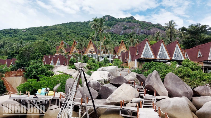 Một trong ba homestay ở xã Lại Sơn, huyện Kiên Hải, tỉnh Kiên Giang bị xử phạt.