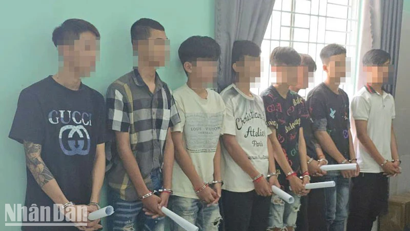 Các đối tượng có liên quan vụ án giết người, xảy ra ngày 19/6/2024, tại thành phố Hà Tiên.