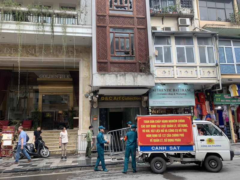 Hiện trường vụ cháy.