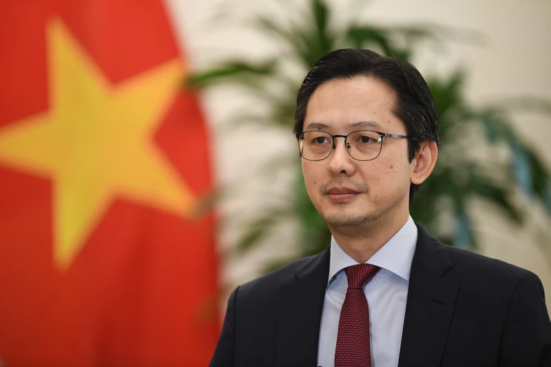 Thứ trưởng Ngoại giao Đỗ Hùng Việt. Ảnh: MOFA