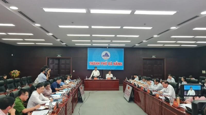 Thường trực Thành ủy Đà Nẵng làm việc với Thanh tra Đà Nẵng.
