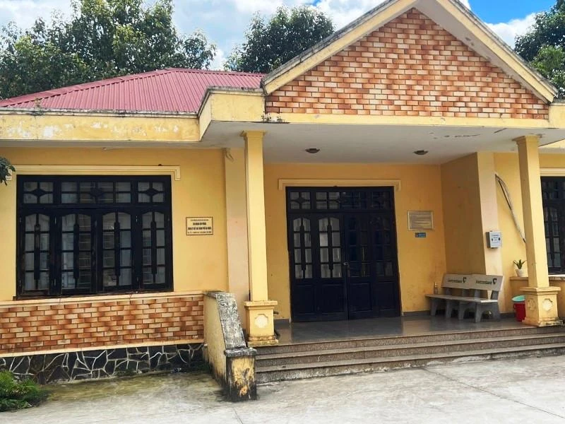Trụ sở nơi Bùi Văn Đăng làm việc và nhận tiền hối lộ trước khi bị bắt. 