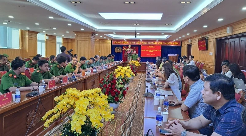 Quang cảnh buổi Họp mặt báo chí mừng Xuân Quý Mão năm 2023.