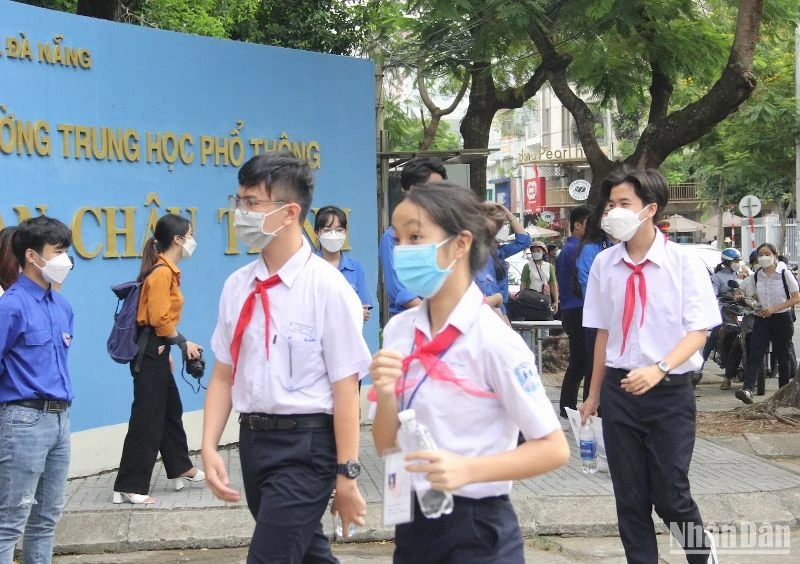 Học sinh thi vào lớp 10 năm học 2022-2023 tại Đà Nẵng. 