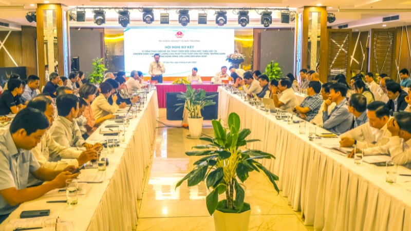 Hội nghị “Sơ kết 1 năm triển khai Đề án Phát triển bền vững một triệu héc-ta chuyên canh lúa chất lượng cao, phát thải thấp".