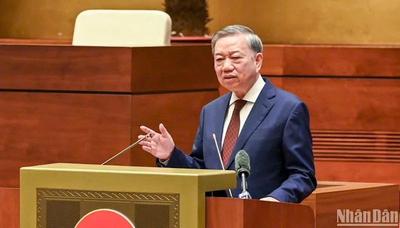 Tổng Bí thư Tô Lâm. (Ảnh: Báo Nhân Dân)
