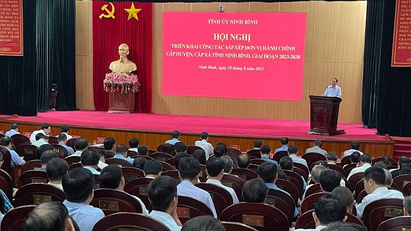 Quang cảnh Hội nghị. (Ảnh: XUÂN TRƯỜNG)