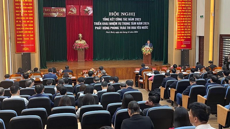 Quang cảnh Hội nghị. (Ảnh: XUÂN TRƯỜNG)