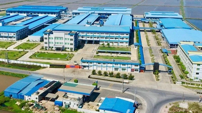 Khu Công nghiệp Mỹ Thuận (Nam Định) thu hút được nhiều dự án đầu tư FDI.