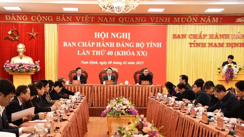 Quang cảnh hội nghị. (Ảnh: XUÂN TRƯỜNG)
