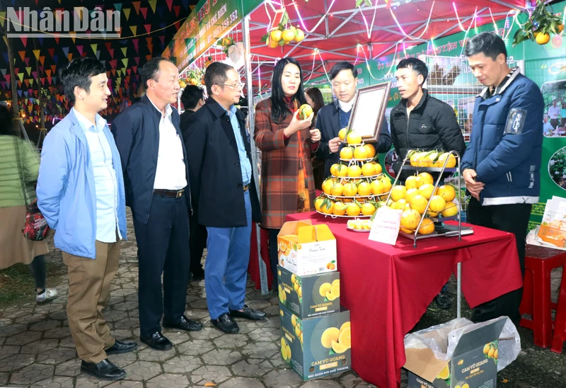 Hơn 100 gian hàng OCOP tham gia Lễ hội cam.