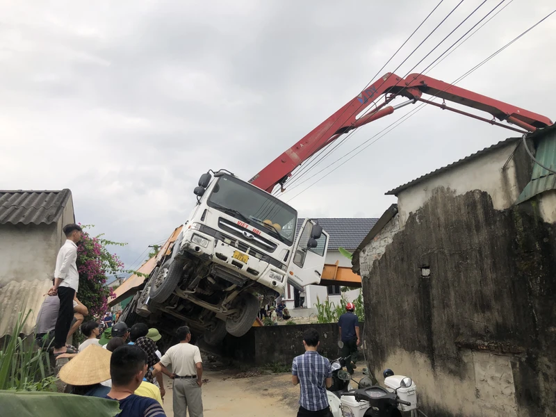 Hiện trường xảy ra vụ việc.