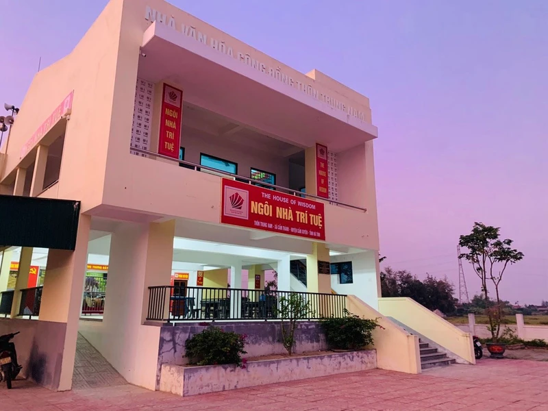 Nhà văn hóa cộng đồng-ngôi nhà trí tuệ ở xã Cẩm Thành (Cẩm Xuyên).