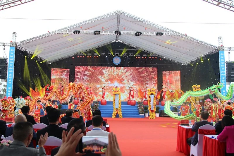 Quang cảnh khai mạc Hội chợ Thương mại, Du lịch quốc tế Việt-Trung.