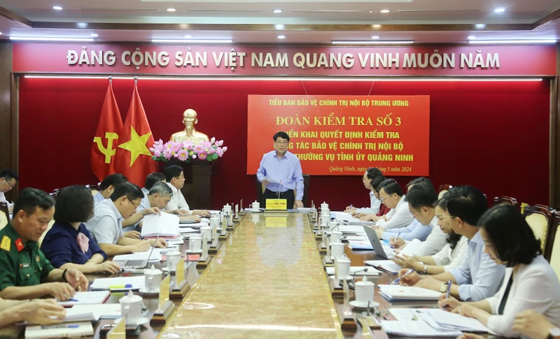 Đại tướng Lương Cường phát biểu chỉ đạo tại hội nghị.