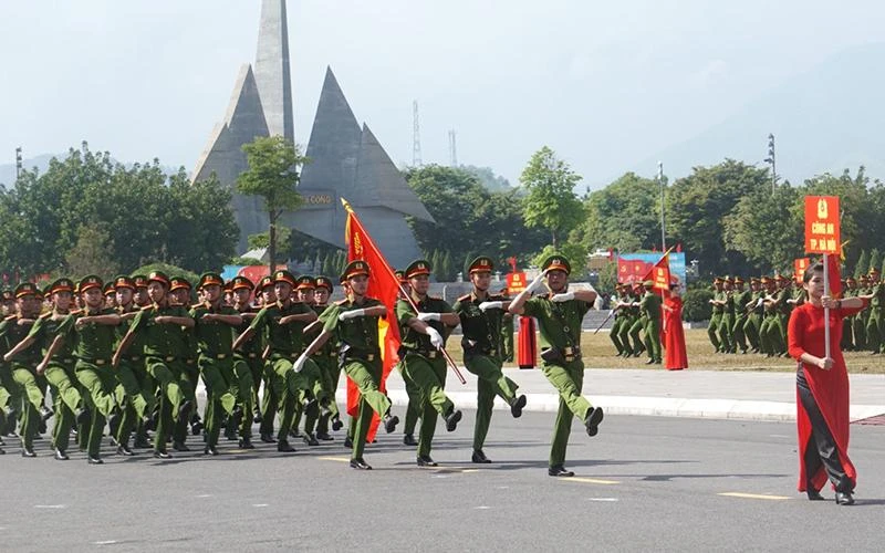 Khai mạc Chung kết hội thi điều lệnh, bắn súng, võ thuật lực lượng Cảnh sát nhân dân khu vực phía bắc. 