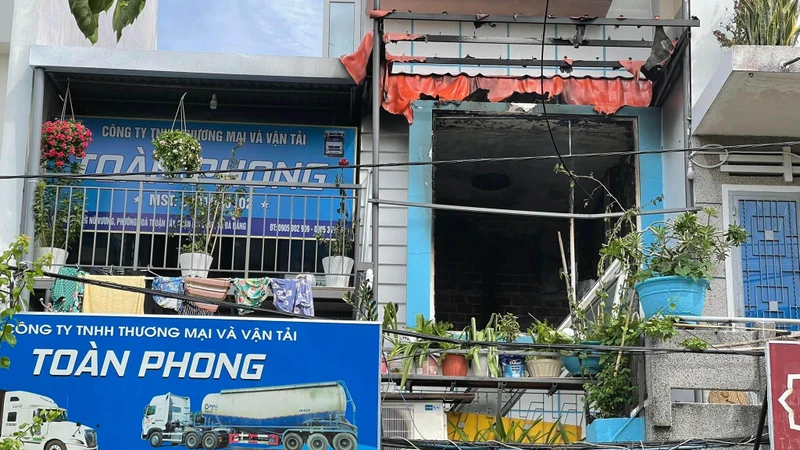 Vụ cháy xảy ra tại tầng 2 căn nhà.