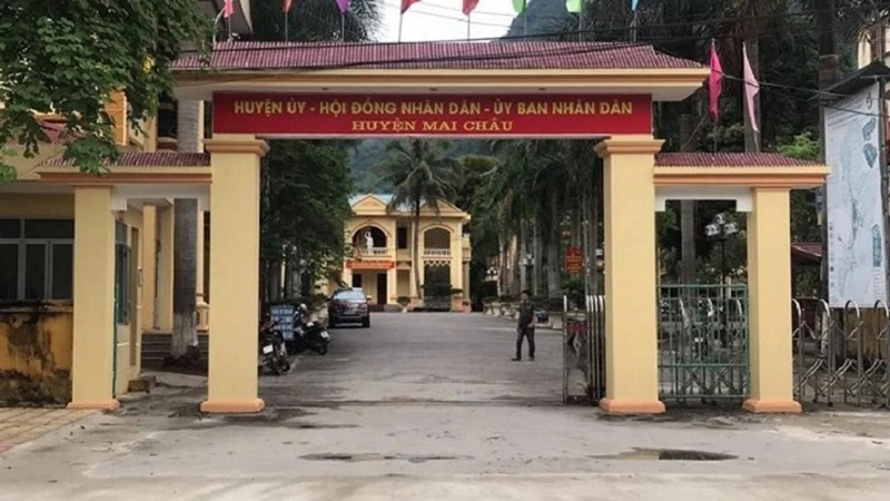Trụ sở UBND huyện Mai Châu.
