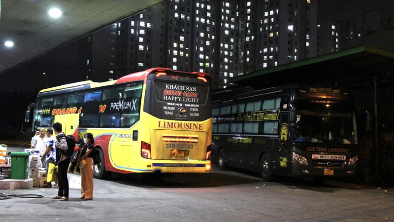Xe ô-tô khách giường nằm không được lưu thông vào nội đô Thành phố Hồ Chí Minh từ ngày 10/1/2023.