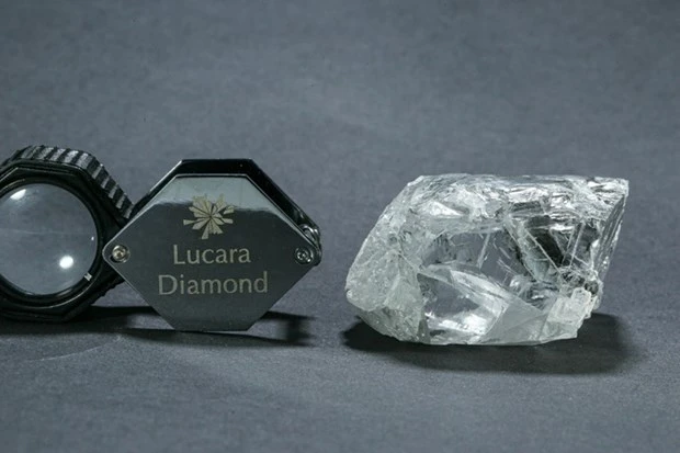 Viên kim cương trắng. (Nguồn: Lucara Diamond.TTXVN)