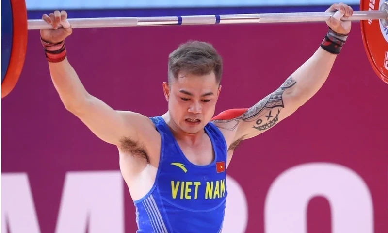 Đô cử Lại Gia Thành cũng đã từng thi đấu thành công tại SEA Games 32. (Ảnh: TTXVN)