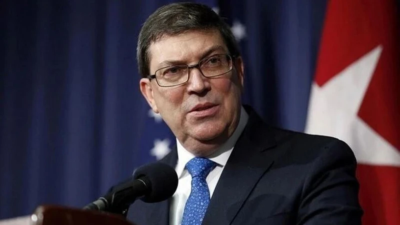 Bộ trưởng Ngoại giao Cuba Bruno Rodriguez. (Ảnh: IRNA/TTXVN)