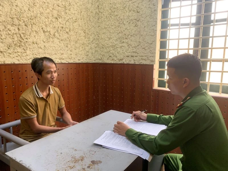 Tại cơ quan điều tra, Vũ Thế Chung khai nhận đã thực hiện hành vi “phóng hỏa” đốt nhà anh T.