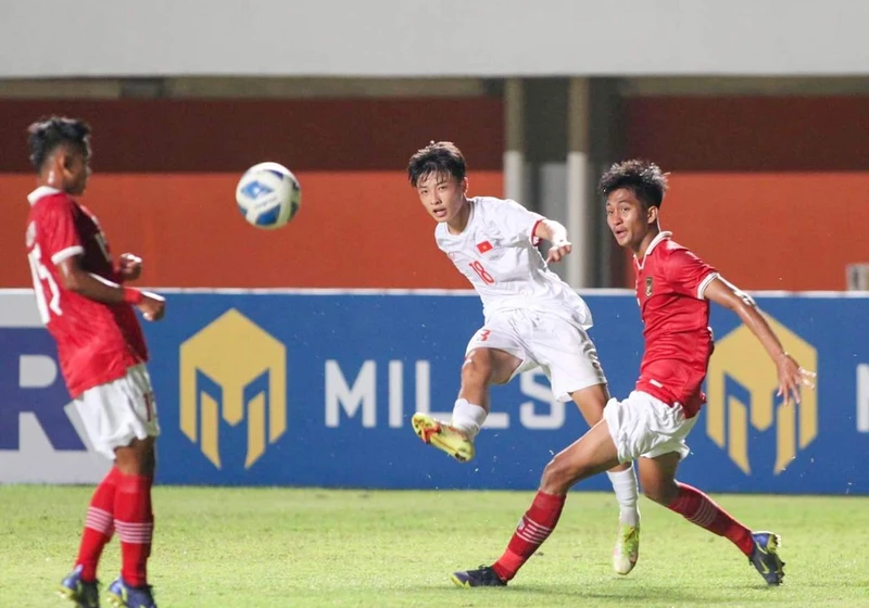 U16 Việt Nam đứng trước cơ hội lớn giành chức Vô địch Đông Nam Á. (Ảnh: VFF)
