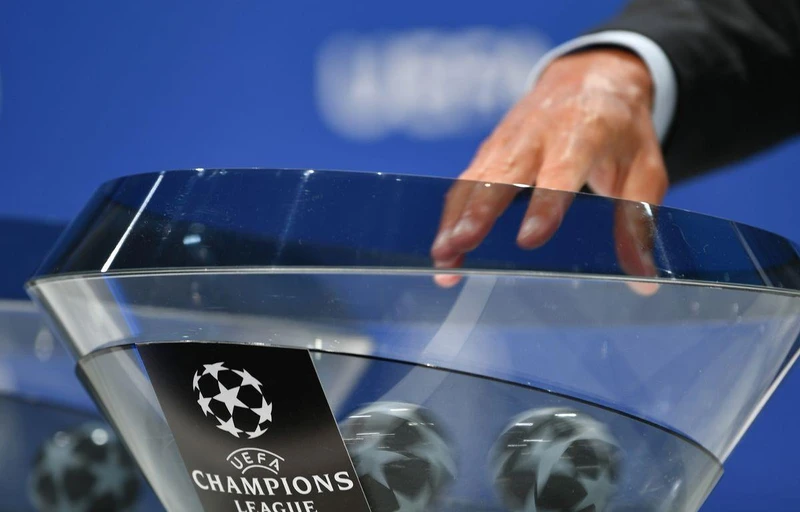 Bốc thăm chia bảng Champions League. (Ảnh: UEFA)