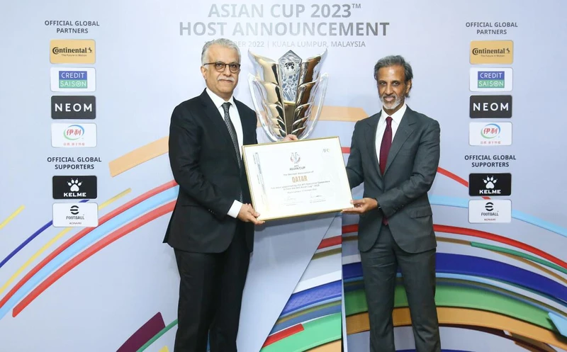 Qatar được AFC trao quyền đăng cai Vòng chung kết Asian Cup 2023. (Ảnh: AFC)