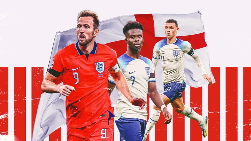 Giá trị đội hình của tuyển Anh tại World Cup 2022 được ước tính lên tới 1,35 tỷ euro. (Nguồn: Goal.com)