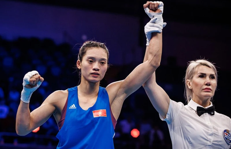 Nguyễn Thị Tâm sẽ là võ sĩ duy nhất của đội tuyển boxing nữ Việt Nam giành huy chương tại giải đấu năm nay. (Ảnh: IBA)