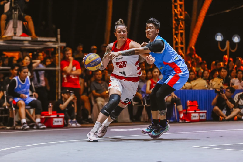 Rohto Saigon Heat đã xuất sắc đánh bại Discovery của Philippines để giành chiến thắng VBA 3x3 Women. (Ảnh: VBA)
