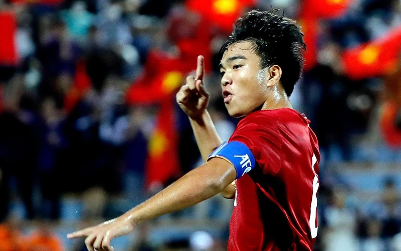 Đội trưởng U17 Việt Nam - Nguyễn Công Phương duy trì phong độ tốt. (Ảnh: VFF)