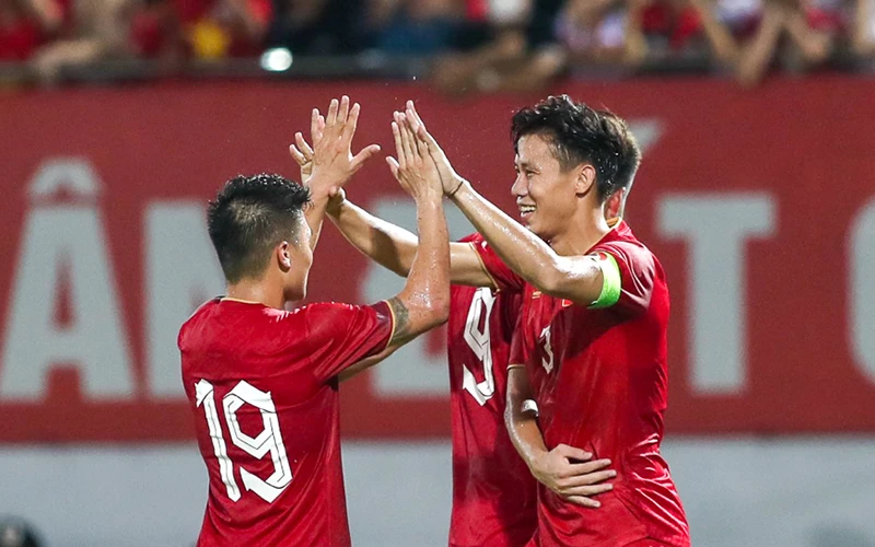 Đội tuyển Việt Nam giành 2 chiến thắng trong dịp FIFA Days tháng 6. (Ảnh: VFF)