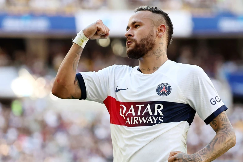 Neymar tới thi đấu tại Saudi Arabia. (Ảnh: Reuters)