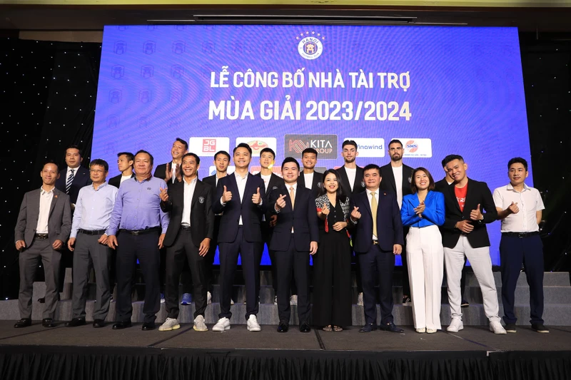 Hà Nội FC đặt quyết tâm lớn hướng tới mùa giải mới. (Ảnh: Hà Nội FC)