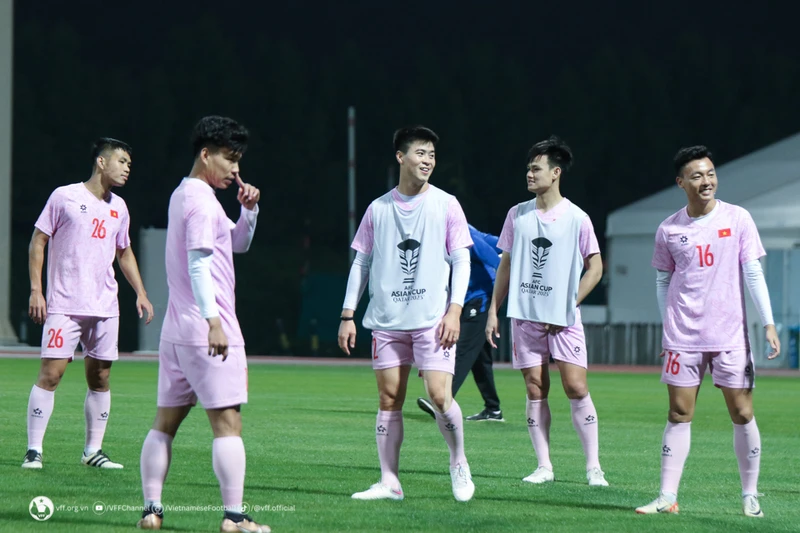 Đội tuyển Việt Nam sẵn sàng với Vòng chung kết Asian Cup 2023. (Ảnh: VFF)