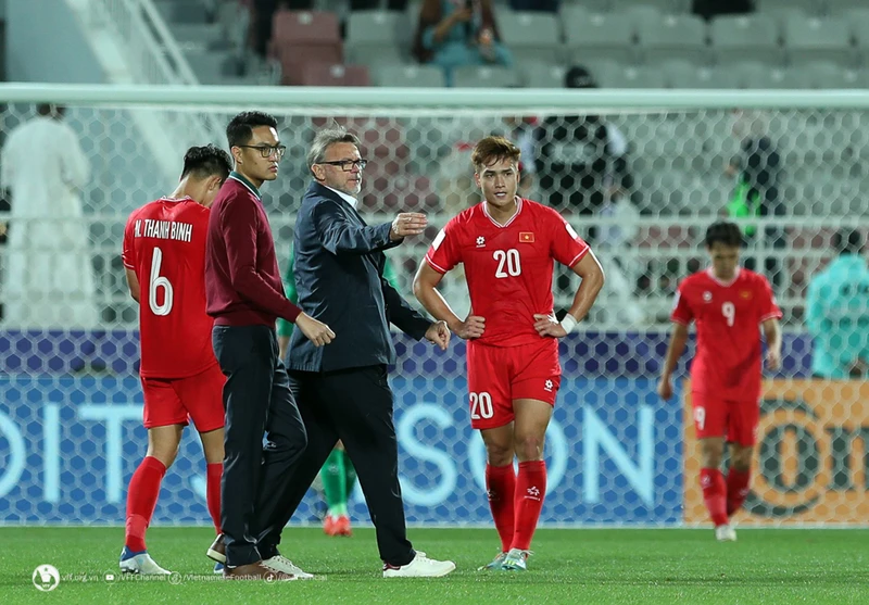 Đội tuyển Việt Nam thua đội tuyển Indonesia 0-1. (Ảnh: VFF)