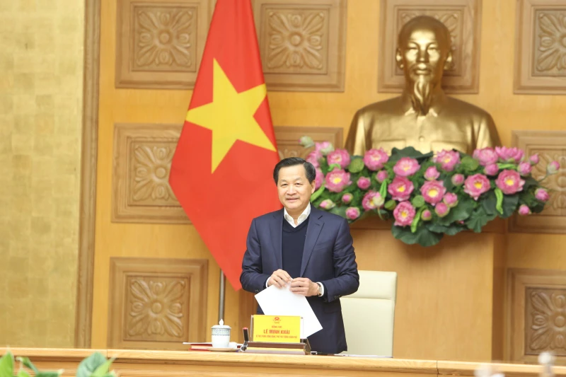 Phó Thủ tướng Lê Minh Khái. (Ảnh: VGP)