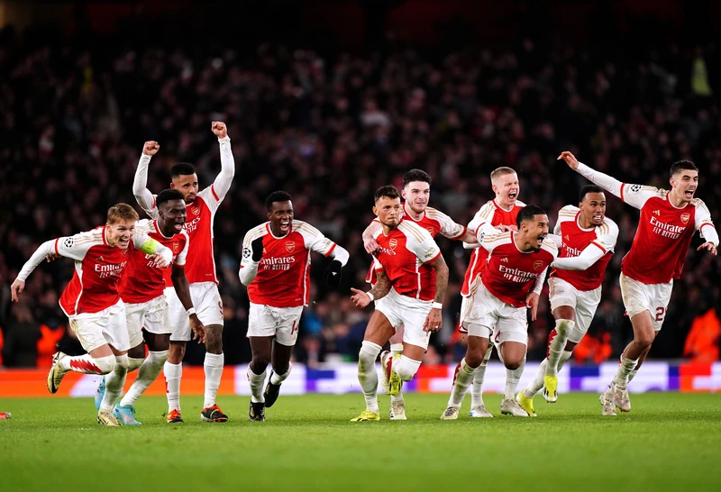 Arsenal thăng hoa ở mùa giải năm nay. (Ảnh: Optus Sport)