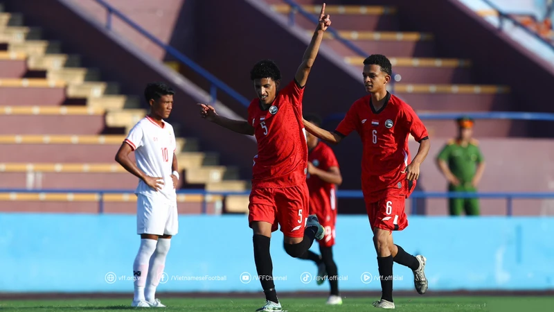 U17 Yemen giành chiến thắng thuyết phục trước U17 Myanmar. (Ảnh: VFF)