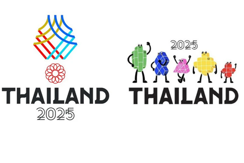 Logo và linh vật "The Sans" của SEA Games lần thứ 33 diễn ra tại Thái Lan. 