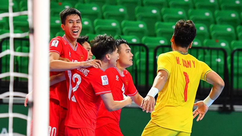 Đội tuyển futsal Việt Nam bước vào tập luyện cho các mục tiêu của năm 2025. (Ảnh: VFF)