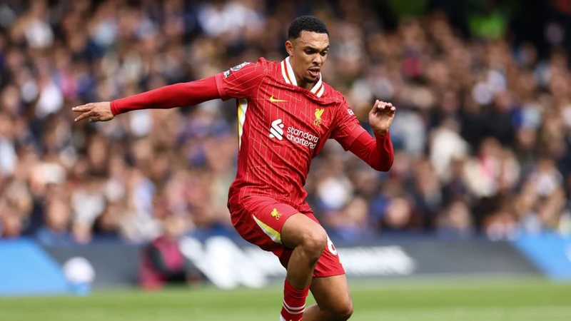 Trent Alexander-Arnold trong màu áo Liverpool. (Ảnh: Liverpool FC)