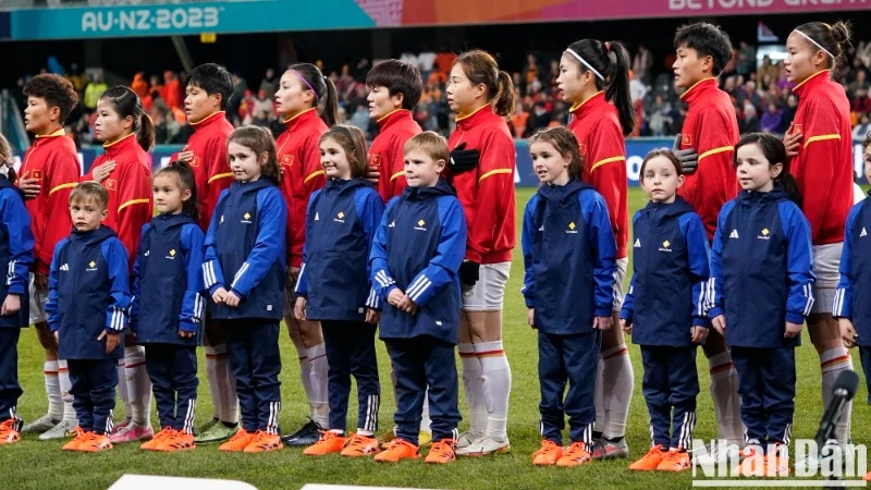 Đội tuyển nữ Việt Nam lần đầu dự World Cup nữ 2023 diễn ra tại Australia và New Zealand. (Ảnh: ĐỖ ĐẠT)