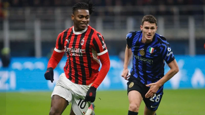 Câu lạc bộ Inter Milan đối đầu câu lạc bộ AC Milan đối đầu tại bán kết siêu Cúp Italia. (Ảnh: AC Milan)