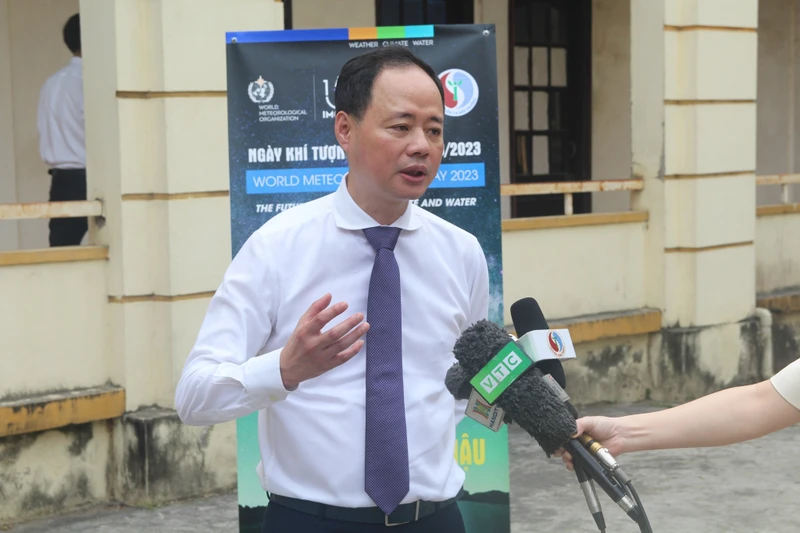 Ông Trần Hồng Thái, Tổng Cục trưởng Khí tượng Thủy văn (Bộ Tài nguyên và Môi trường).