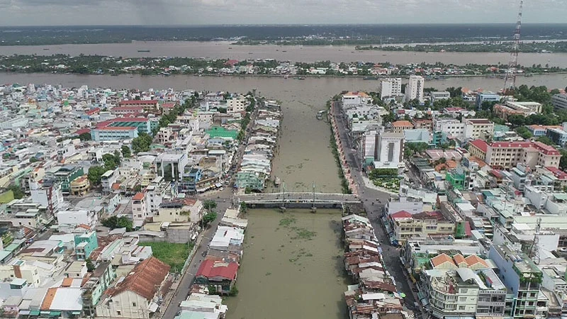 Thành phố Mỹ Tho (Tiền Giang) hôm nay.