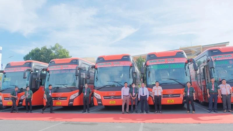 Dòng xe tuyến bến xe Bình Dương-Đồng Tâm (Cà Mau) được đầu tư mới 100%.